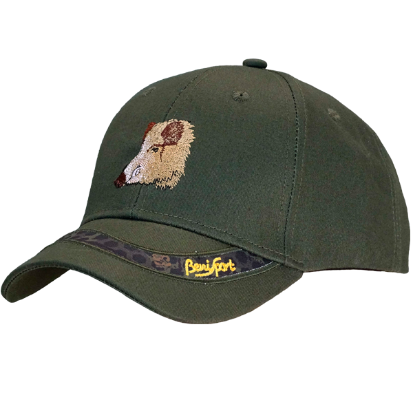 GORRA 6 PANELES BORDADO JABALI 1