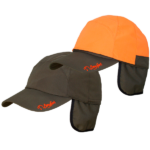 GORRA OREJERAS IMP. REVERS.CAQUI-NARANJA 4