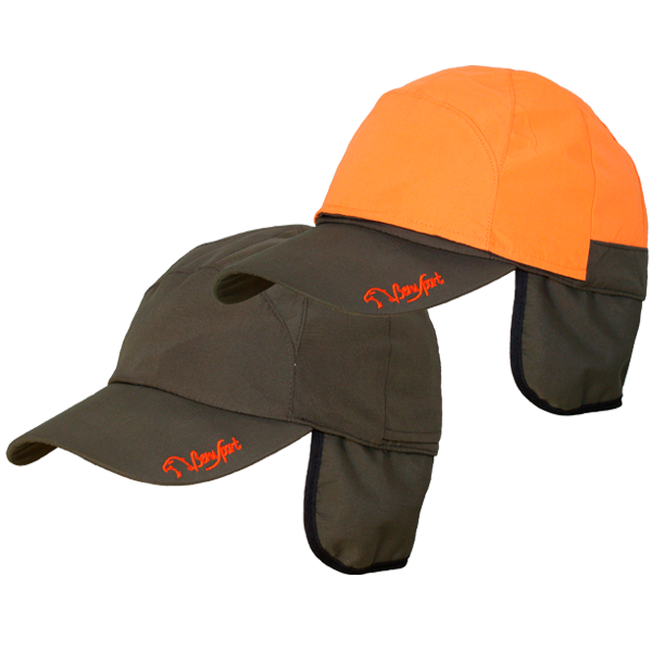 GORRA OREJERAS IMP. REVERS.CAQUI-NARANJA 1