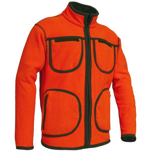 CHAQUETA NORTH REVERSIBLE CAQUI-NARANJA 1