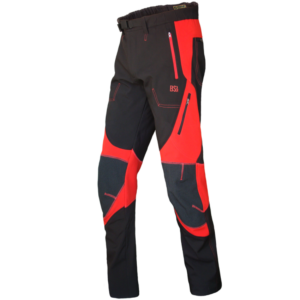 PANTALON SOFT SHELL ROJO/NEGRO