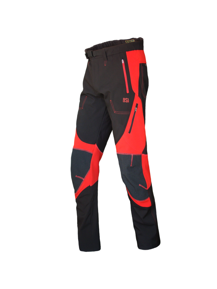 PANTALON SOFT SHELL ROJO/NEGRO 1