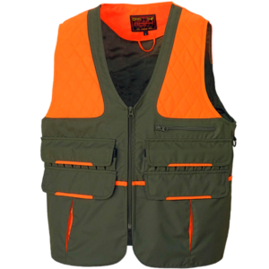CHALECO IRON DOBLE MORRAL CAQUI- NARANJA