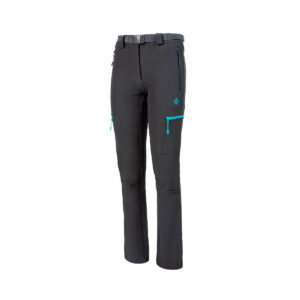 PANTALON CHAMONIX GRIS/TURQUESA MUJER