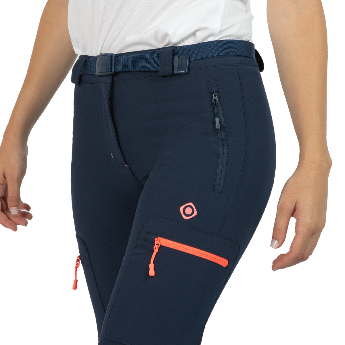 PANTALON CHAMONIX MARINO Y CORAL MUJER 6 PANTALON CHAMONIX MARINO Y CORAL MUJER - Imagen 4