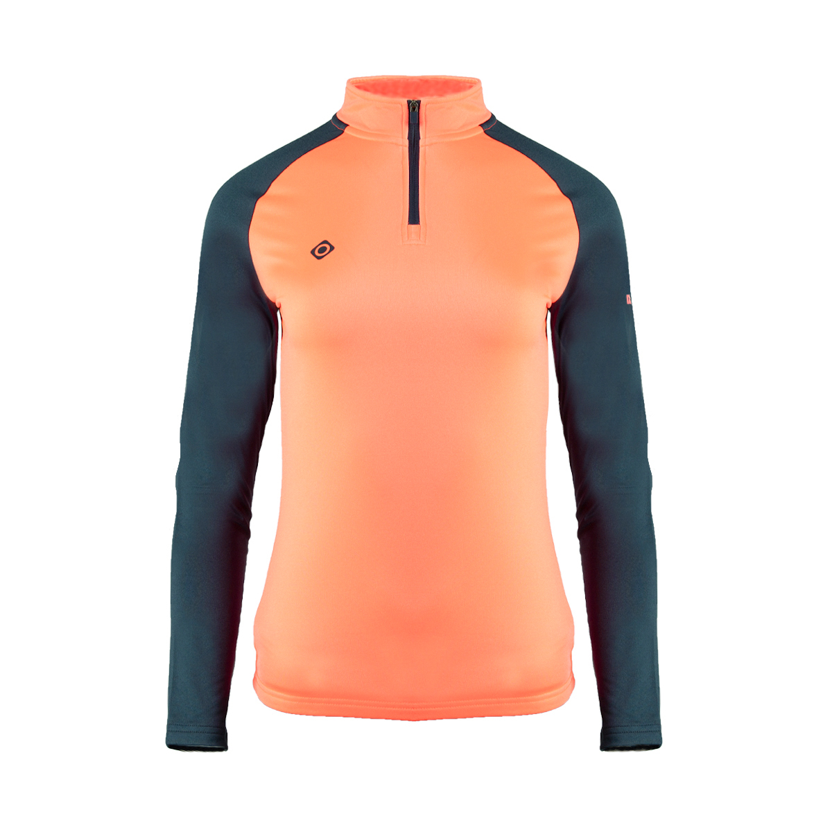 CAMISETA TAKU MUJER CORAL/MARINO FLUOR 1